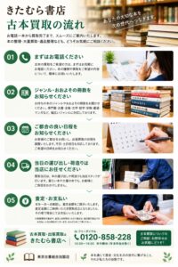古本出張買取の流れ